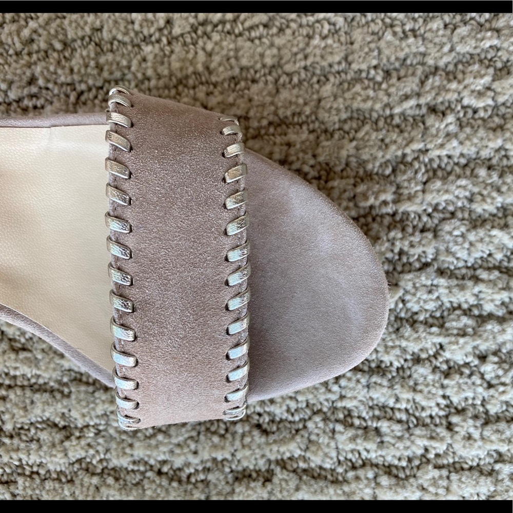 NWT Jimmy Choo Holly Suede Whipstitched Sandal - Picture 7 of 9